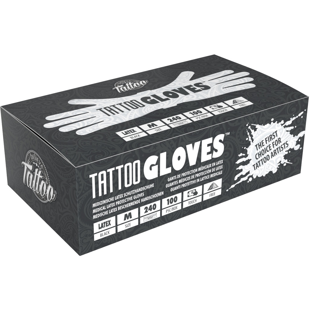 Believa Tattoo Gloves | 100 Stk. | LATEX | Gr. XS