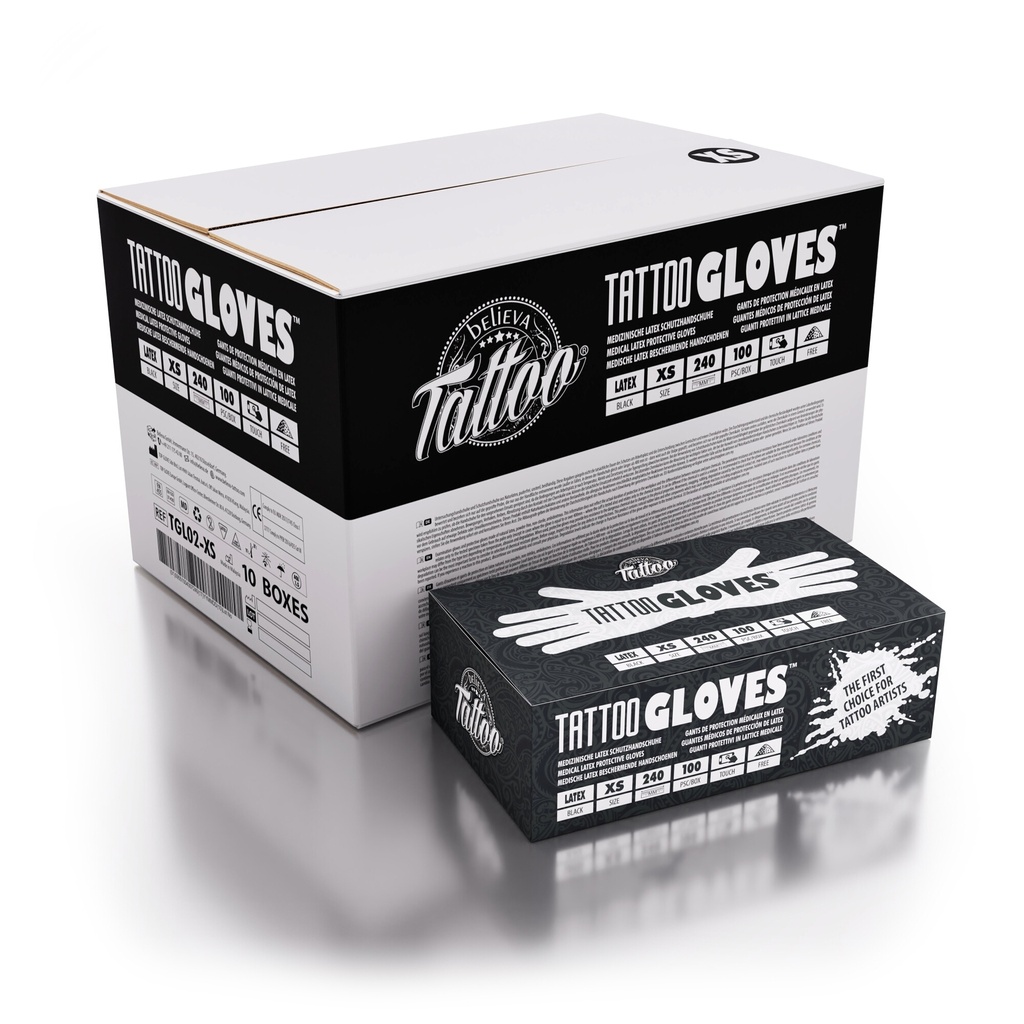Believa Tattoo Gants | 100 Stk. | LATEX |