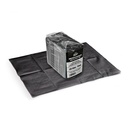 Fogli di protezione per postazione di lavoro, 45x32 cm, neri, 125 pezzi